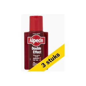 3x Alpecin Double Effect shampoo (200 ml)