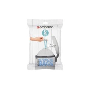 Vuilniszakken met trekband 30 liter | Brabantia Code O dispenser pack | 40 stuks