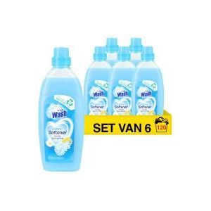 At Home Clean wasverzachter lovely springtime 750 ml (6 flessen - 120 wasbeurten)