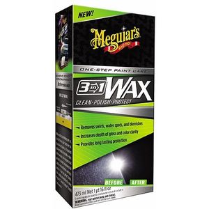 Meguiars 3-in-1 Wax en foampad (473 ml)
