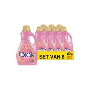 Woolite Vloeibaar Wasmiddel Wol & Zijde 1,5 Liter (8 flessen - 200 wasbeurten)