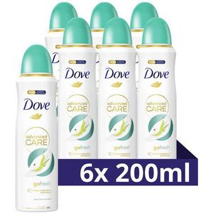 Dove Deodorant Pear Aloe Vera (6x 200 ml)