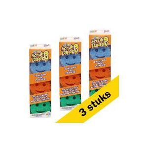 3x Scrub Daddy Colors | spons drie kleuren (3 stuks)