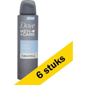 6x Dove deodorant spray Care Cool Fresh for men (150 ml)