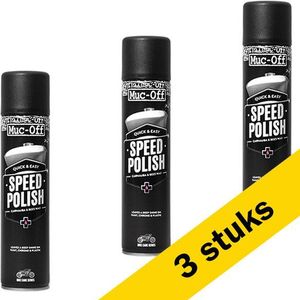 3x Muc-Off Speed Polish | Polish- en waxspray | 400 ml