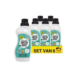 Marcel's Green Soap Wasverzachter Perzik & Jasmijn (6 flessen - 180 wasbeurten)