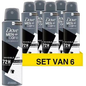 Aanbieding: 6x Dove deodorant spray Invisible Dry for men (150 ml)