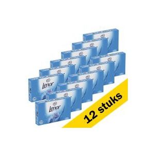 Lenor droogtrommeldoekjes aprilfris (12 x 34 doekjes)