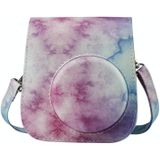 Painted Series Camera Bag with Shoulder Strap for Fujifilm Instax mini 11(Blue Pastel)