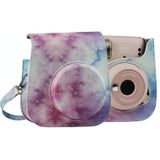 Painted Series Camera Bag with Shoulder Strap for Fujifilm Instax mini 11(Blue Pastel)