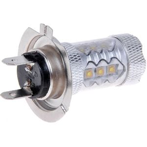 2 PCS H7 800 Lumen 80W 16-3535-LEDs 6000K White Light Car LED Fog Light  DC 12-24V