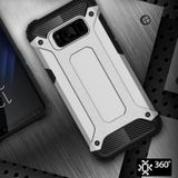 For Galaxy S8 Rugged Armor TPU + PC Combination Case(Silver)