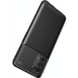 For OPPO Find X3 Lite Carbon Fiber Texture Shockproof TPU Case(Black)