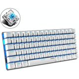 Ajazz AK33 Laptop Computer Gaming Mechanical Keyboard (White Blue Shaft)