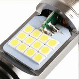 H4 DC12V / 7.4W Motorcycle LED Headlight with 24LEDs SMD-3030 Lamp Beads (White Light)