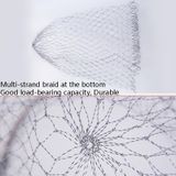 Foldable Stainless Steel Dip Net Head Fishing Net  Specification: Solid 40cm Big Mesh