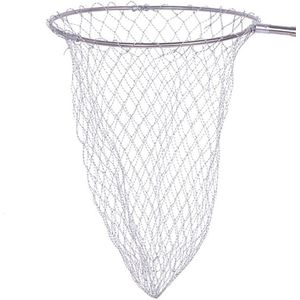 Foldable Stainless Steel Dip Net Head Fishing Net  Specification: Solid 40cm Big Mesh