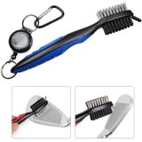 2 PCS Golf Club Brush Ball Slot Cleaning Brush Cleaning Set(Blue)