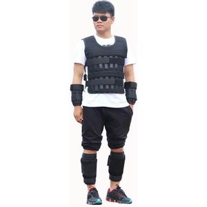 Weight-Bearing Vest Leg And Arm Weight-Bearing Straps Fitness Training Weighting Equipment  Specification: 10kg Suit