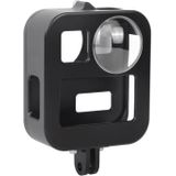 PULUZ Housing Shell CNC Aluminum Alloy Protective Cage for GoPro Max(Black)