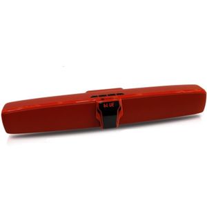 New Rixing NR7017 TWS Portable 10W Stereo Surround Soundbar Bluetooth Speaker with Microphone(Red)