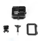 50m Waterproof Housing Protective Case with Buckle Basic Mount & Screw for GoPro HERO9 Black (Black)
