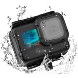 50m Waterproof Housing Protective Case with Buckle Basic Mount & Screw for GoPro HERO9 Black (Black)