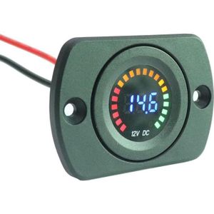 D5 Auto Motorcycle Ship Modified Colorful Screen Voltage Meter DC Digital LED Display Voltmeter