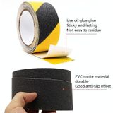 4 PCS Sands Anti-Slip Tape Ground Sticking Line Wear-resistant Stair Step Warning Tape Black 5cm x 5m