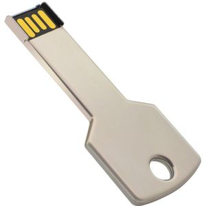 128MB USB 2.0 Metal Key Shape USB Flash Disk
