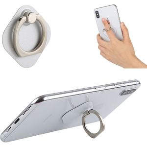 Ring telefoon metalen houder voor iPad  iPhone  Galaxy  Huawei  Xiaomi  LG  HTC en andere smartphones (wit)