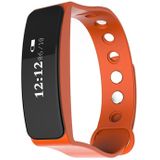 TLW05 0.86 inch OLED Display Bluetooth Smart Bracelet  IP66 Waterproof Support Pedometer / Calls Remind / Sleep Monitor / Sedentary Reminder / Alarm / Remote Capture  Compatible with Android and iOS Phones (Orange)