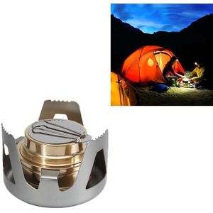 Outdoor Camping Alcohol Stove Vaporized Liquid Alcohol Atove Mini Alcohol Stove Portable Creative Alcohol Stove(Gray)