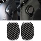 Car Seat Back Handle Carbon Fiber Decorative Sticker for BMW Mini Cooper F55 / F56