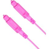 10m EMK OD2.2mm Digital Audio Optical Fiber Cable Plastic Speaker Balance Cable(Pink)