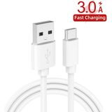 YSY-312PD QC3.0 18W USB + PD 20W USB-C / Type-C Car Charger with USB to USB-C / Type-C Data Cable(White)