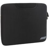 12 inch Portable Air Permeable Handheld Sleeve Bag for MacBook  Lenovo and other Laptops  Size:32x21x2cm(Black)