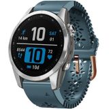 Voor Garmin Epix Pro 42 mm Lady Lace Punch siliconen horlogeband