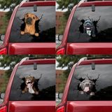 7 PCS Animal Wall Stickers Puppy Hole Car Window Static Sticker(Puppy 03)