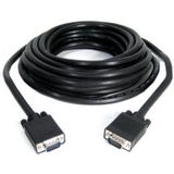 10m Normal Quality VGA 15Pin Male to VGA 15Pin Male Cable for CRT Monitor(Black)