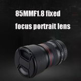 Lightdow 85mm F1.8 Large Aperture Fixed Focus Portrait Macro Manual Focus Camera Lens for Nikon