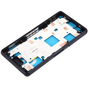Front Housing LCD Frame Bezel Plate for Sony Xperia Z3 Compact / D5803 / D5833(Black)
