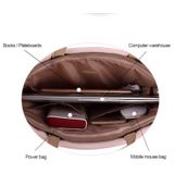 PU Waterproof Laptop Handbag Crossbody Bag for 13.3 inch Laptops (Pink)