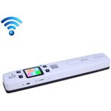 iScan02 WiFi Double Roller Mobile Document Portable Handheld Scanner with LED Display  Support 1050DPI  / 600DPI  / 300DPI  / PDF / JPG / TF(White)