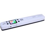 iScan02 WiFi Double Roller Mobile Document Portable Handheld Scanner with LED Display  Support 1050DPI  / 600DPI  / 300DPI  / PDF / JPG / TF(White)