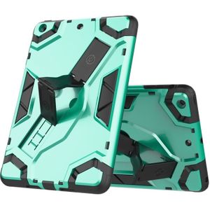 For iPad mini 3 / 2 / 1 Escort Series TPU + PC Shockproof Protective Case with Holder(Mint Green)
