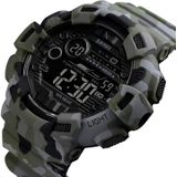 SKMEI 1472 Multifunctional Men Outdoor Sports Noctilucent Waterproof Didital Wrist Watch (Camouflage)