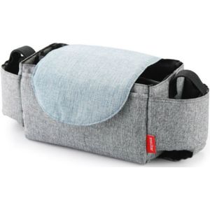 Baby Stroller Bags Large Capacity Mummy Nappy Bag Multifunction Travel Diaper Bag Maternity Nursing Hanging Storage Bag(Gray)
