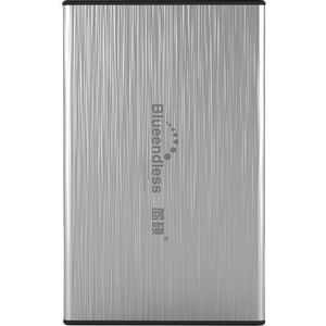 Blueendless U23T 2.5 inch Mobile Hard Disk Case USB3.0 Notebook External SATA Serial Port SSD  Colour: Silver