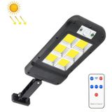 Solar Wall Light Outdoor Waterproof Human Body Induction Garden Lighting Household Street Light 6 x 25COB With Remote Control